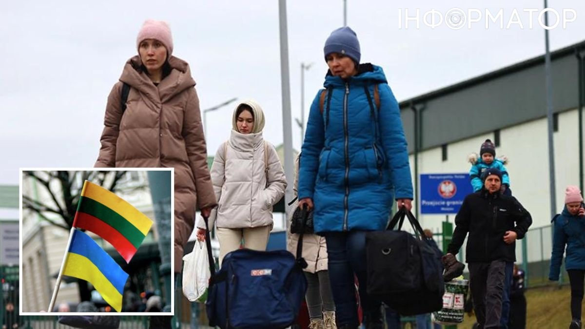 Біженці, Литва, Україна