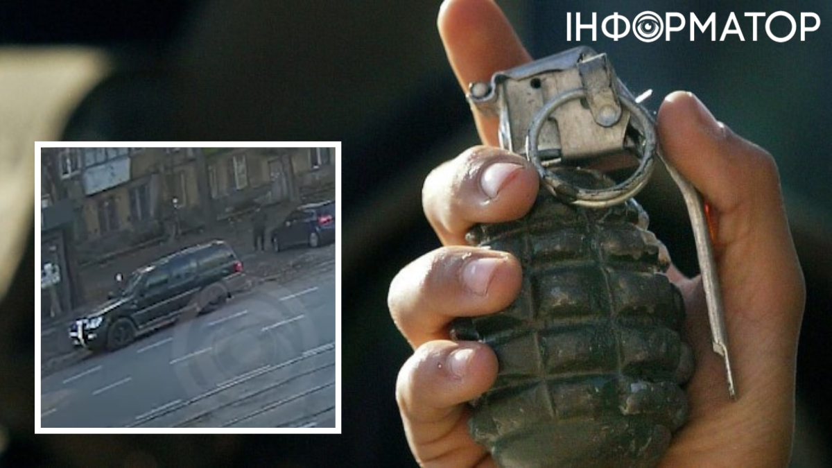 В Днепре мужчины бросили гранату на остановку из окна Lexus, есть раненый: подробности и видео