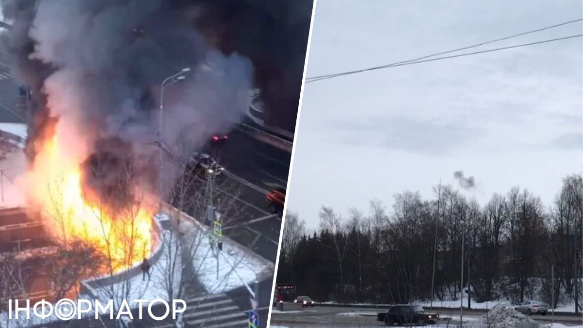 В Москве бурлит пожар, Тулу атакуют дроны