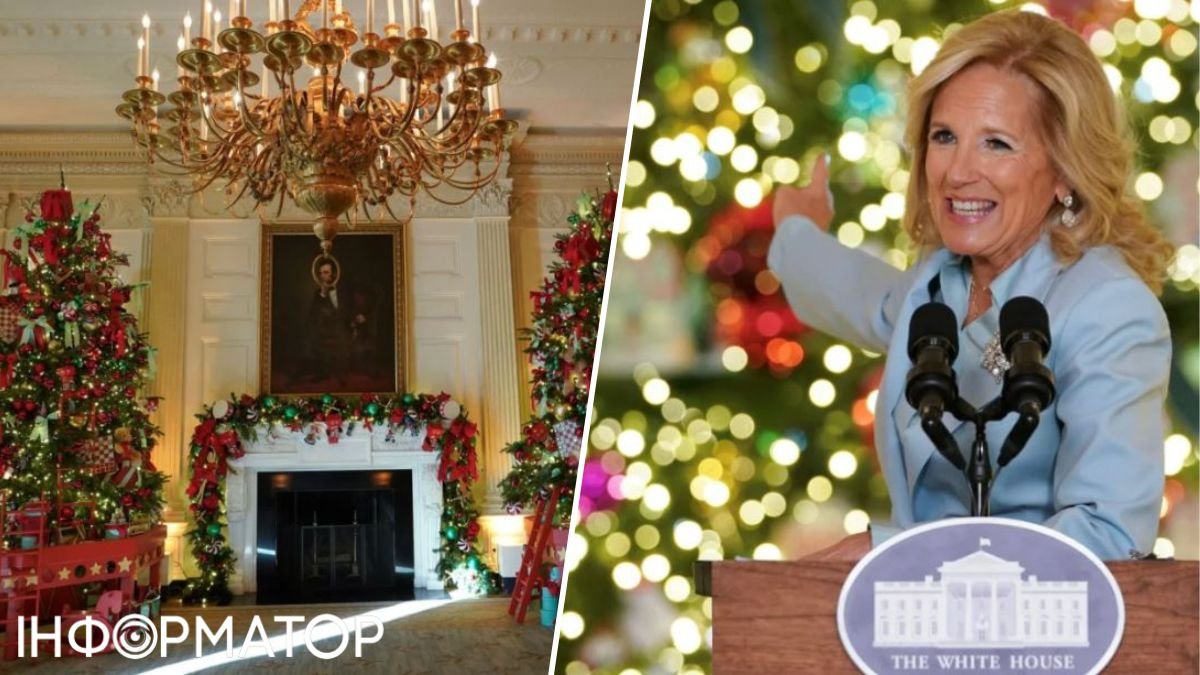 Рождество, Белый дом, США, Байден