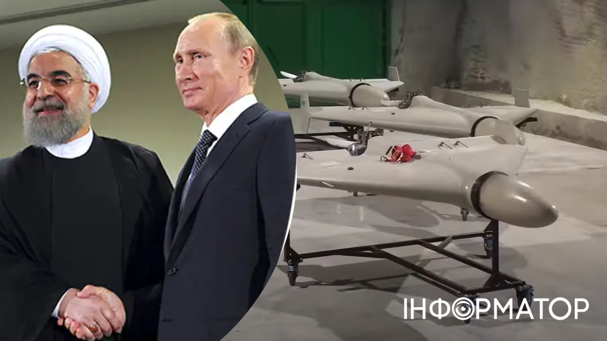Путин с Эбрагимом Раиси, иранские дроны-камикадзе