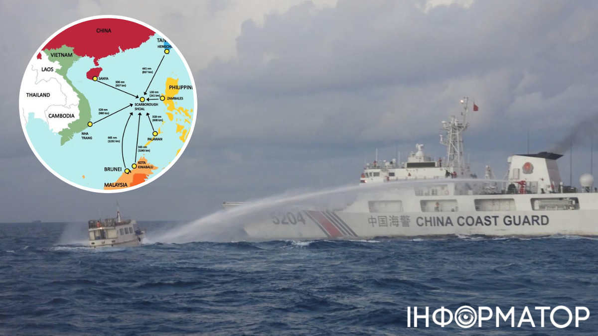 Напруга зростає: Пекін та Маніла звинувачують одне одного в атаці на кораблі