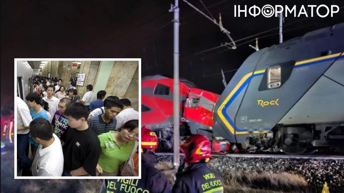 В Пекине произошла масштабная авария поездов