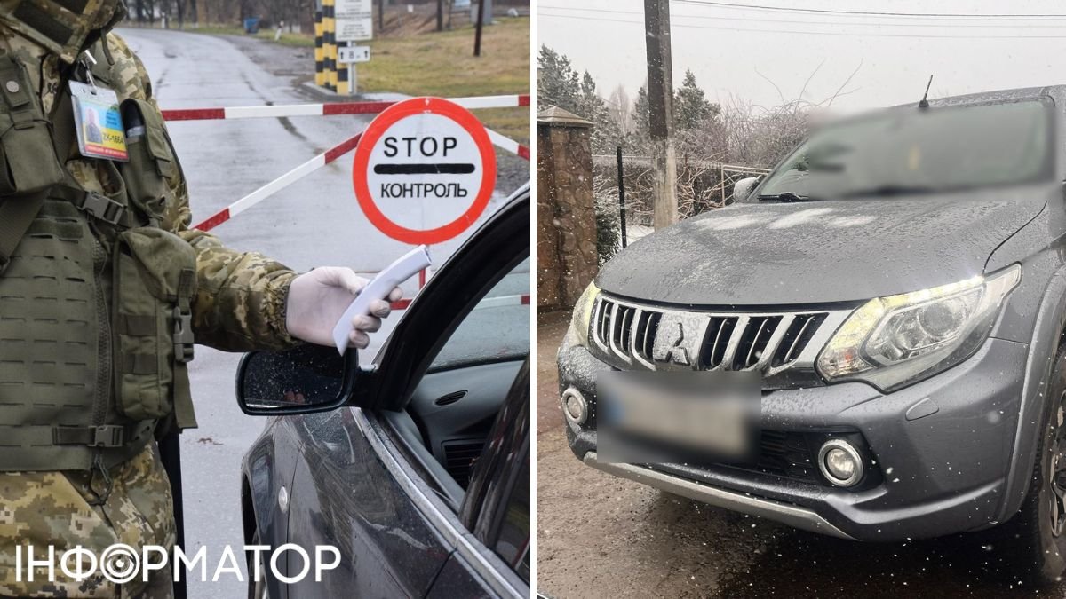 На Закарпатье водитель попытался скрыться за границу на авто после того,  как его жена ударила пограничницу