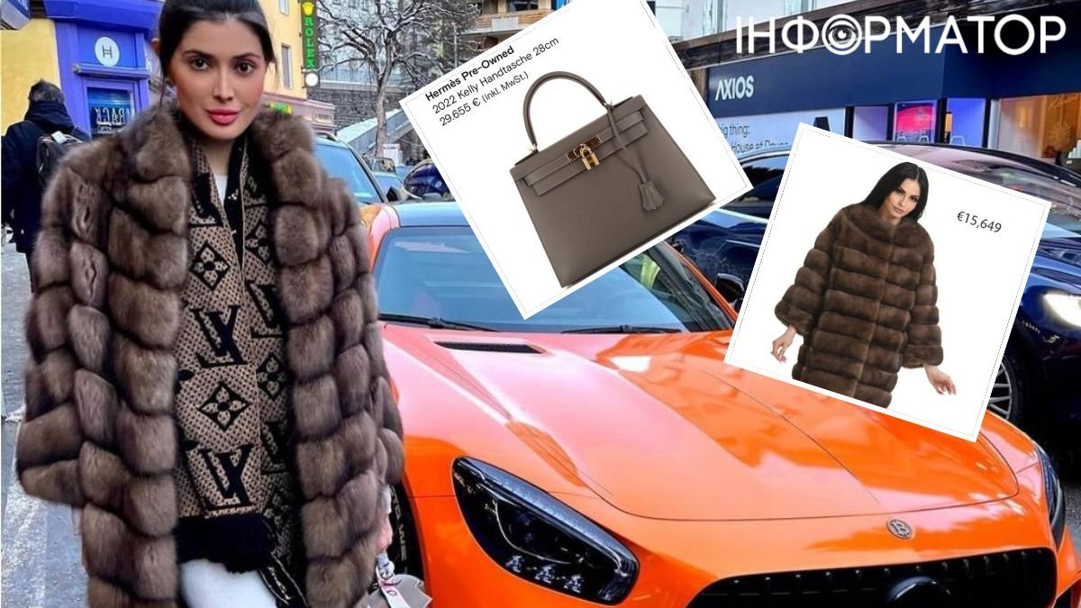 Соболина шуба и сумочка по цене автомобиля - Даша Счастливая из канала Порошенко поразила Давос "луком" на 2 млн грн
