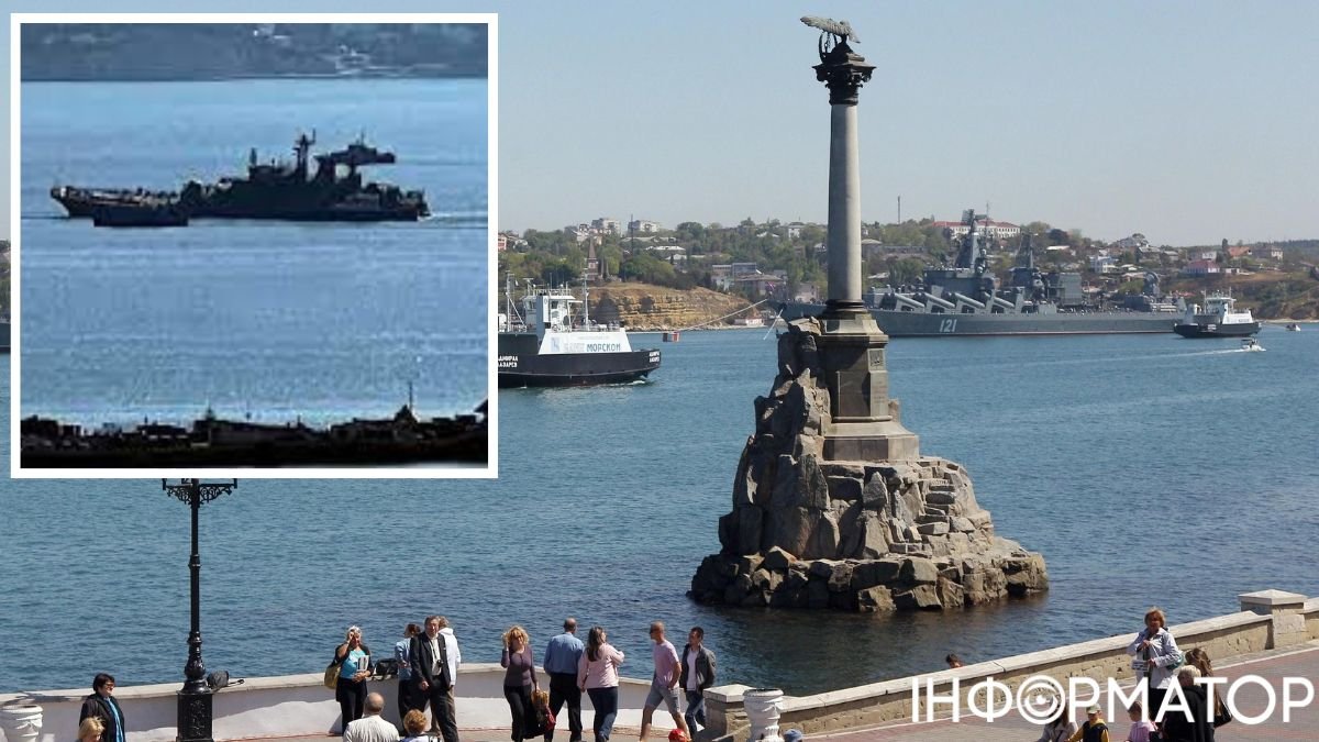 Поврежденный десантный корабль "Оленегорский горняк" перебазирован в Севастополь - ВМС Украины