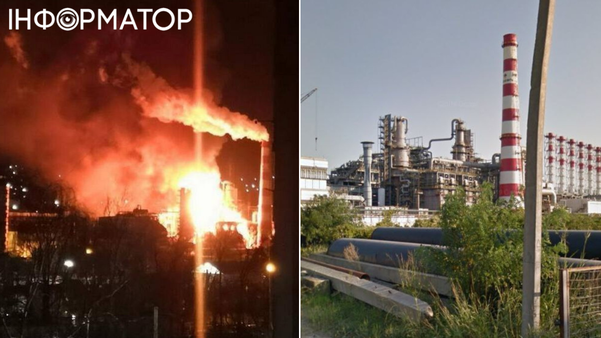 Пожежа на туапсинському нафтопереробному заводі