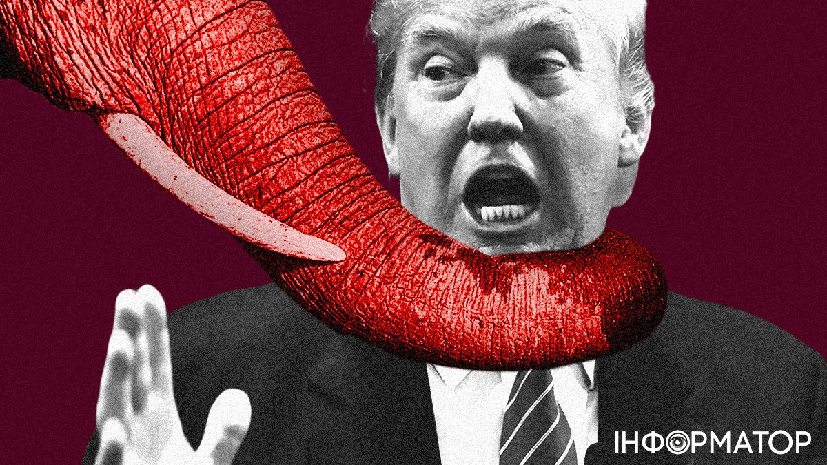 Трамп и слон