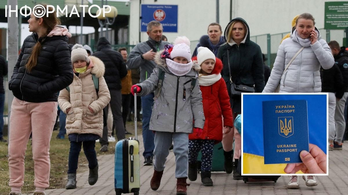 Украинские беженцы, Польша