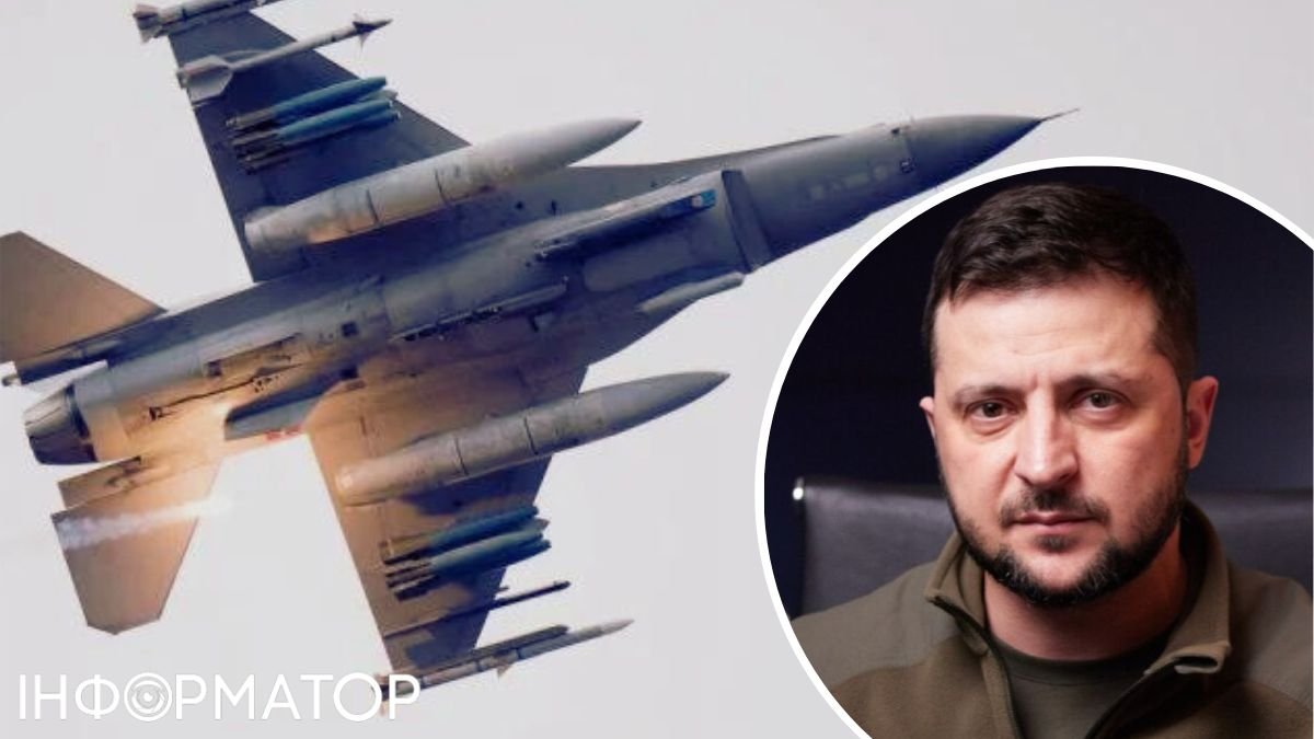 Зеленський показав кадри тренувань українських пілотів на винищувачах F-16