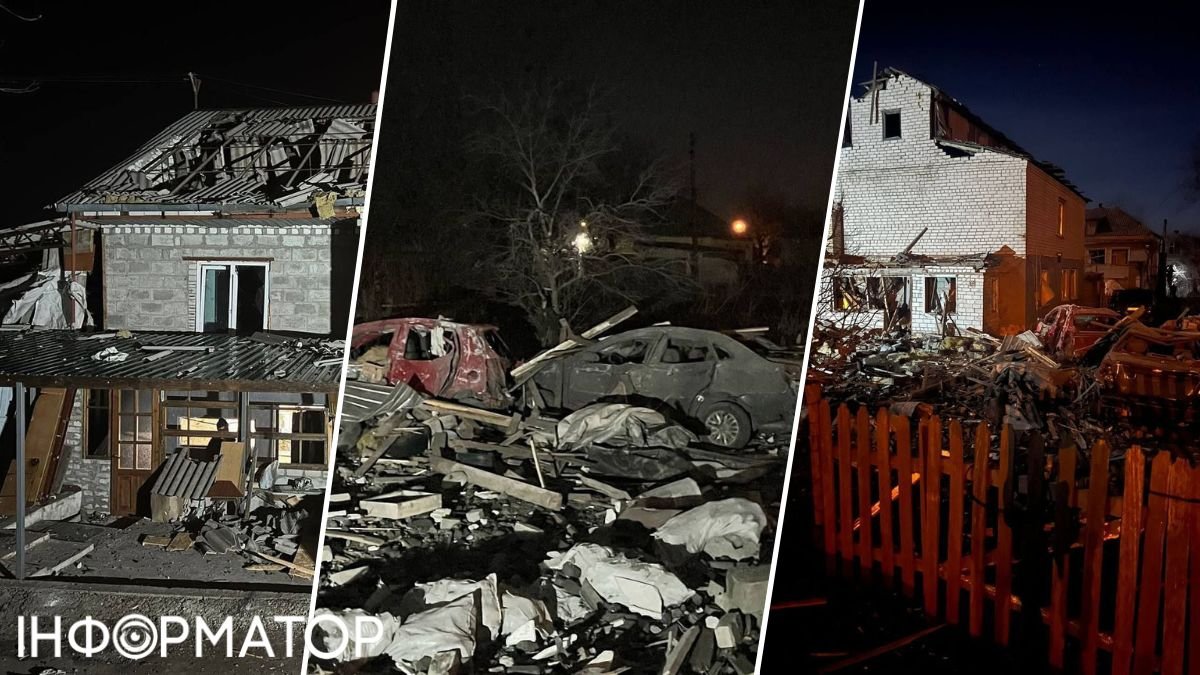 "Десять домов повреждены": Лысак показал последствия прилетов шахедов по частному сектору пригорода Днепра - фото