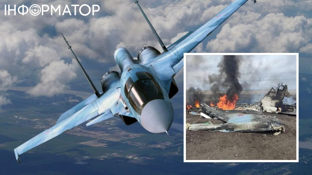 Бойцы ВСУ уничтожили очередной российский истребитель Су-34