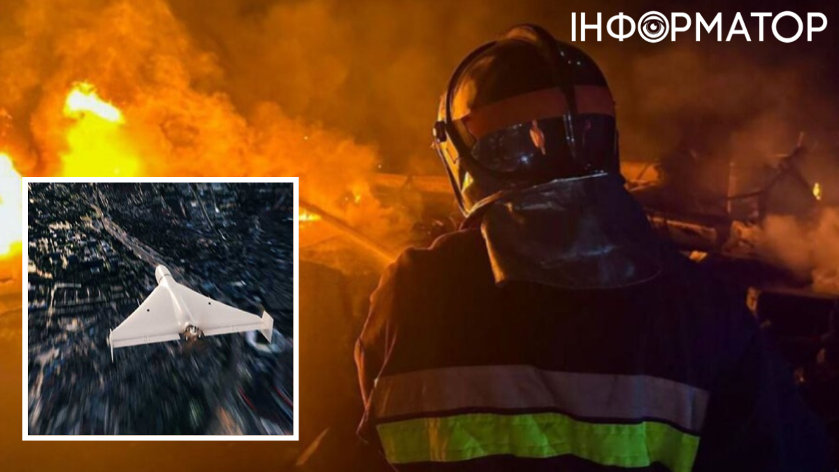 В Одесі через падіння уламків "Шахеда" сталась пожежа на енергооб'єкті: деталі
