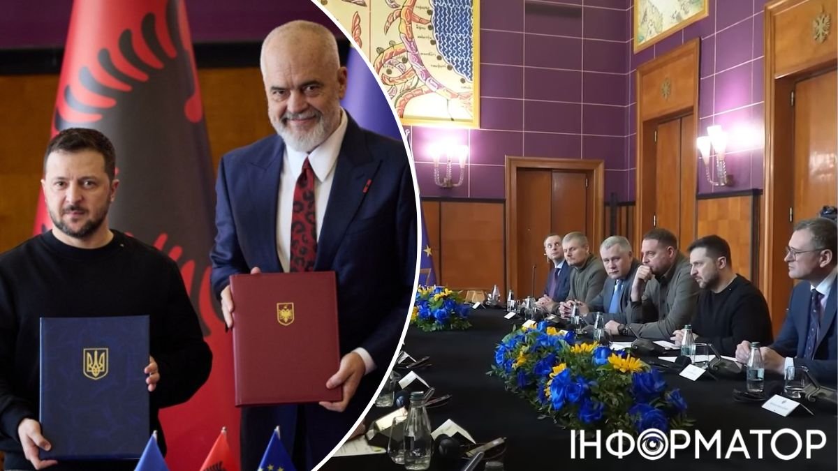 Україна та Албанія підписали договір про дружбу та співробітництво: Зеленський повідомив деталі