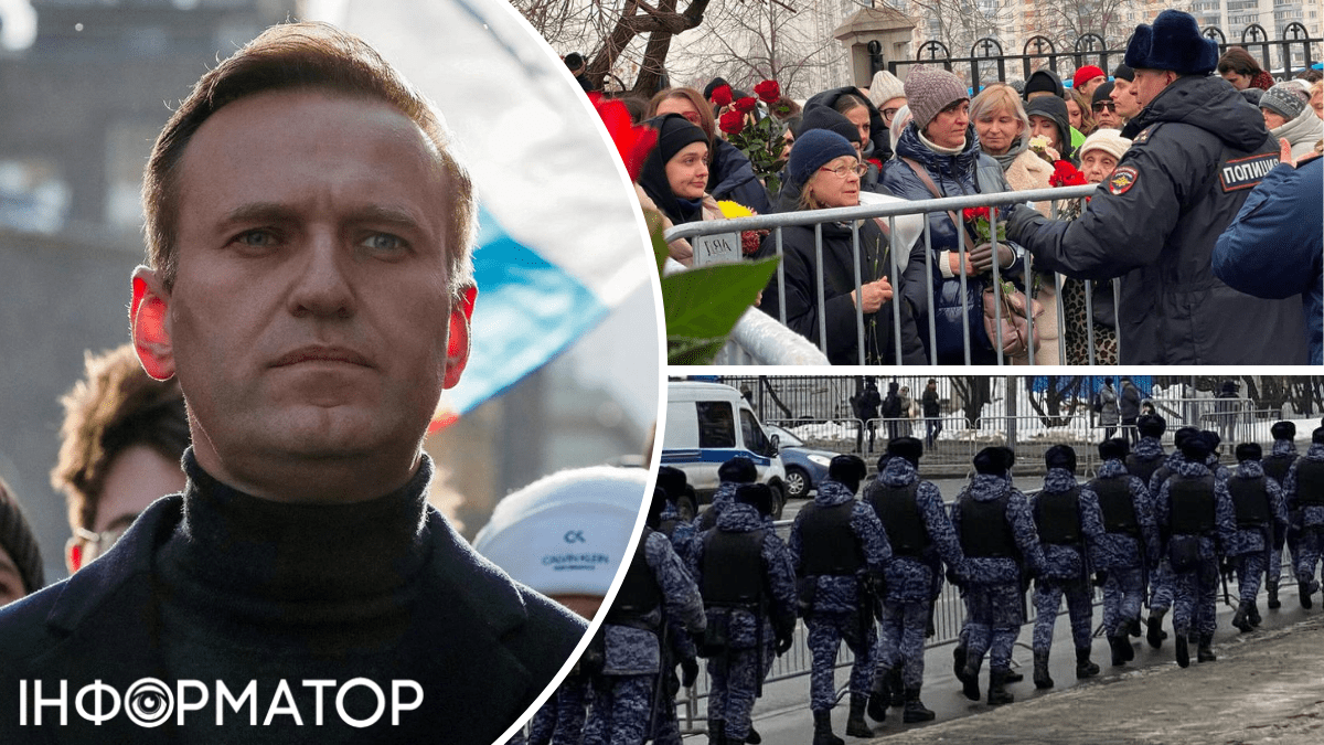 Похорон Навального: на прощання зібралася 700-метрова черга, а Кремль погрожує росіянам (Відео)