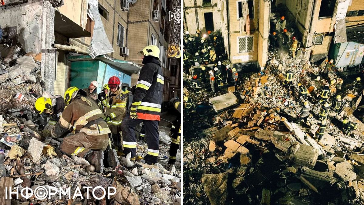 В Одесі у зруйнованому шахедами будинку знайшли дев'яту жертву, рятувальна операція триває понад добу