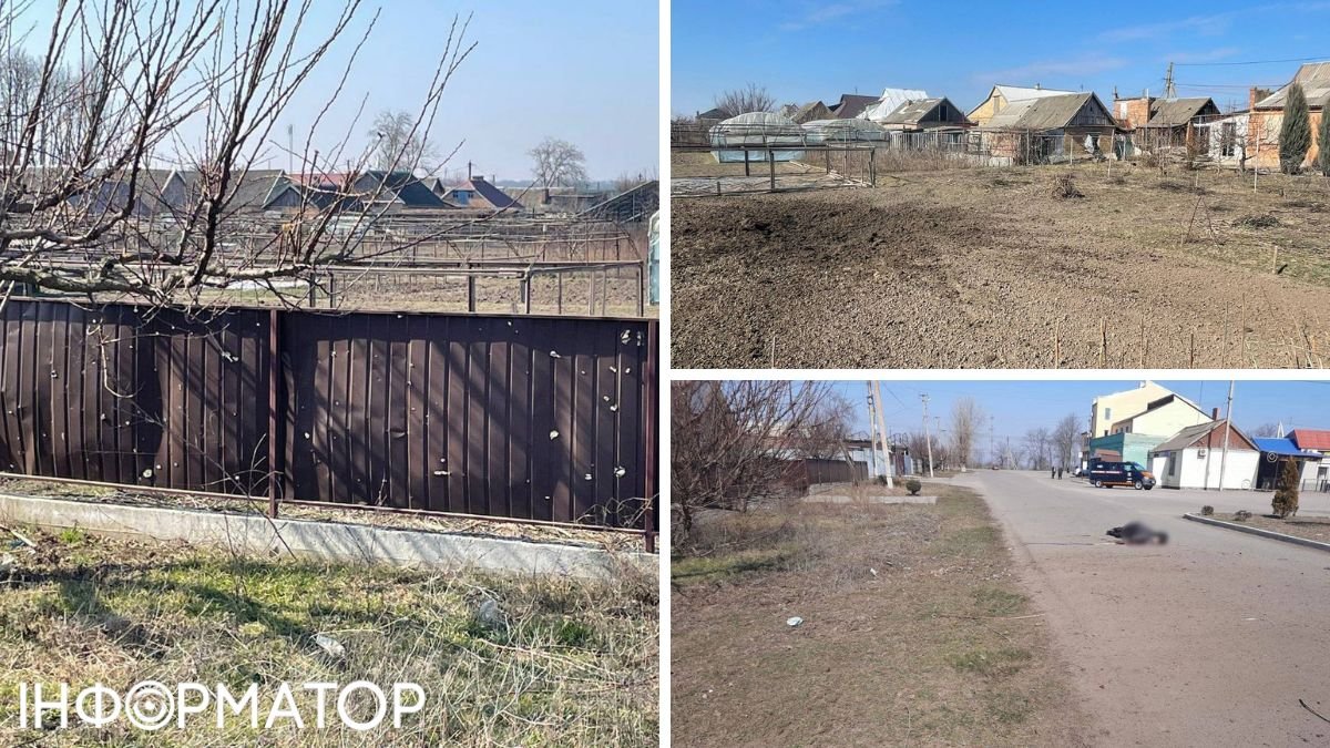следствия российского обстрела россиян по Красногригоревской общине на Никопольщине