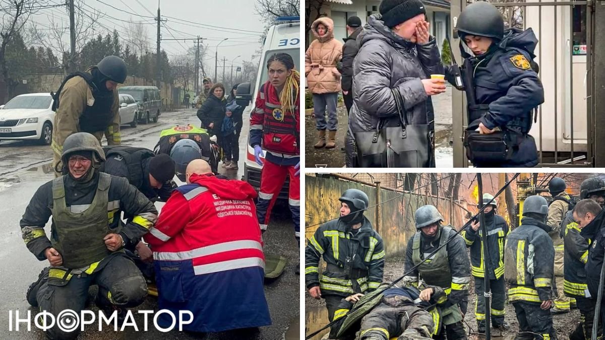 В результате удара россии по Одессе погибли 8 человек, еще 30 пострадали