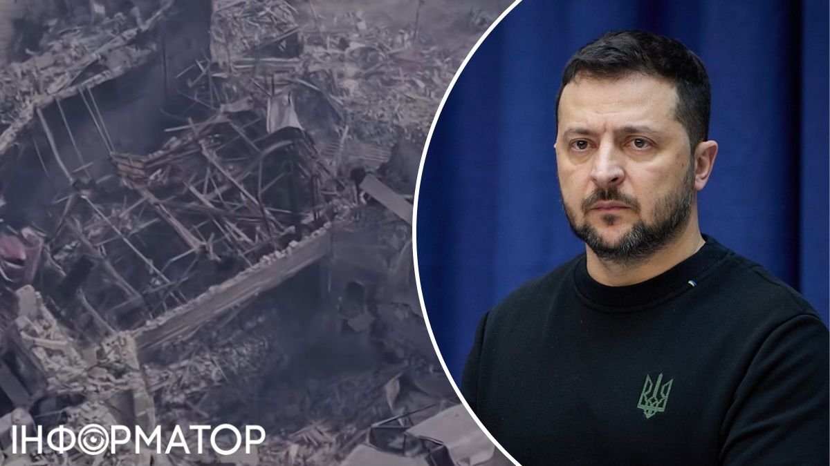 Владимир Зеленский, Драмтеатр в Мариуполе после атаки россиян 2022 года