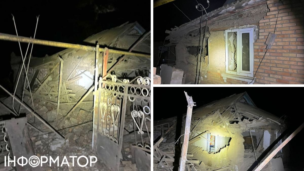 В Кривом Роге обломки дрона упали на жилую многоэтажку: горела крыша дома
