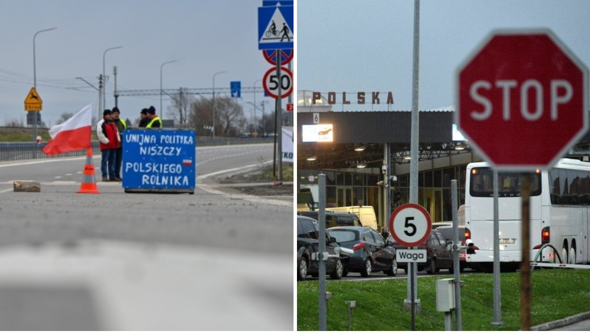 Пункт пропуска на границе с Польшей