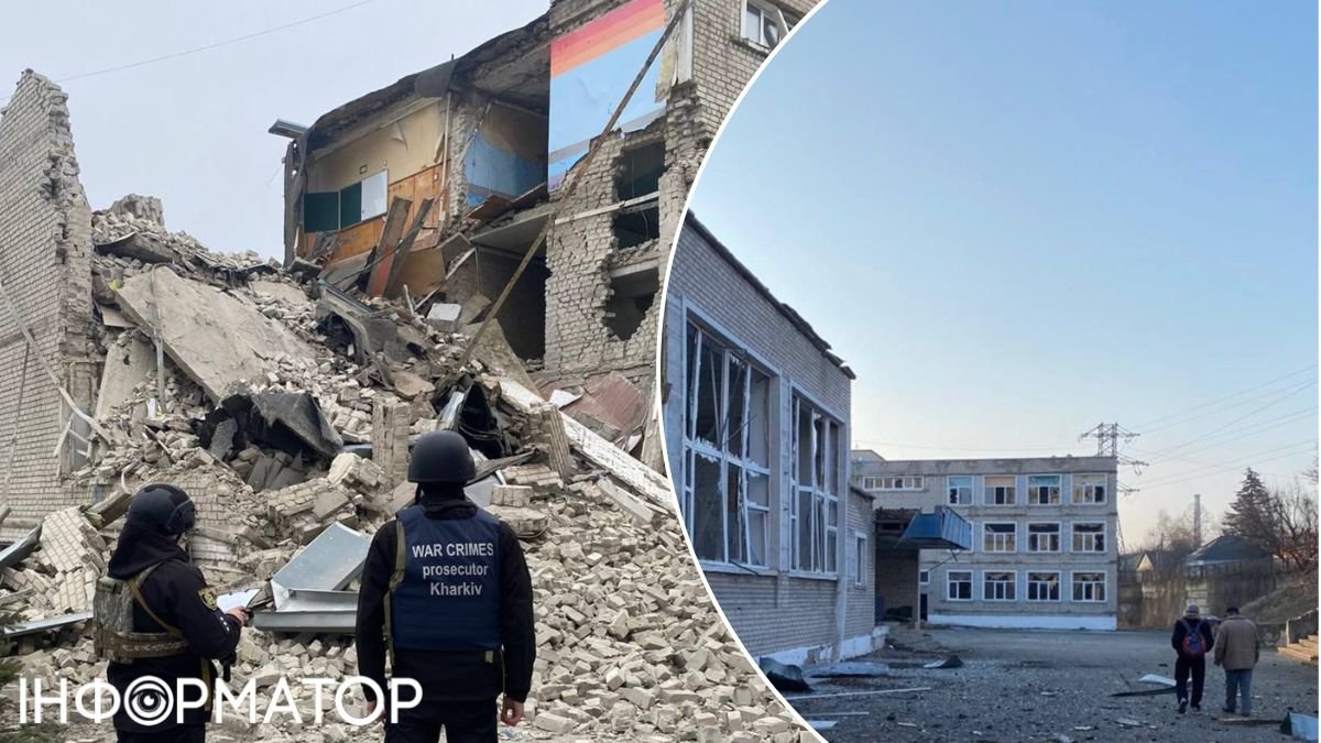 Россияне атаковали дронами гимназию в Изюме: в Офисе генпрокурора рассказали о последствиях обстрела