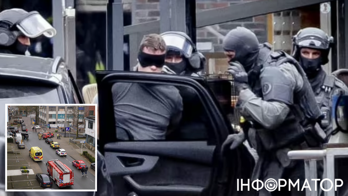 Мужчине в балаклаве пришлось сесть на колени: полиция Нидерландов рассказала об освобождении заложников из кафе города Эде