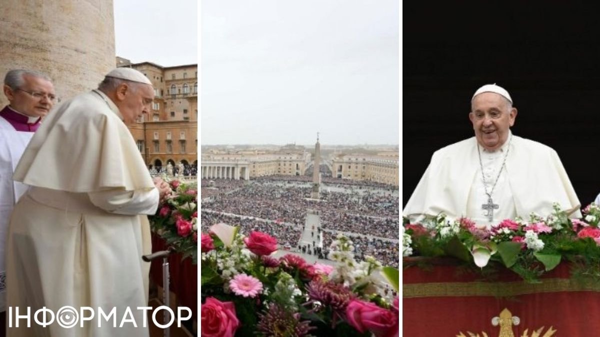 В пасхальной речи Папа Римский призывает прекратить бои в Газе и вернуть украинских пленных