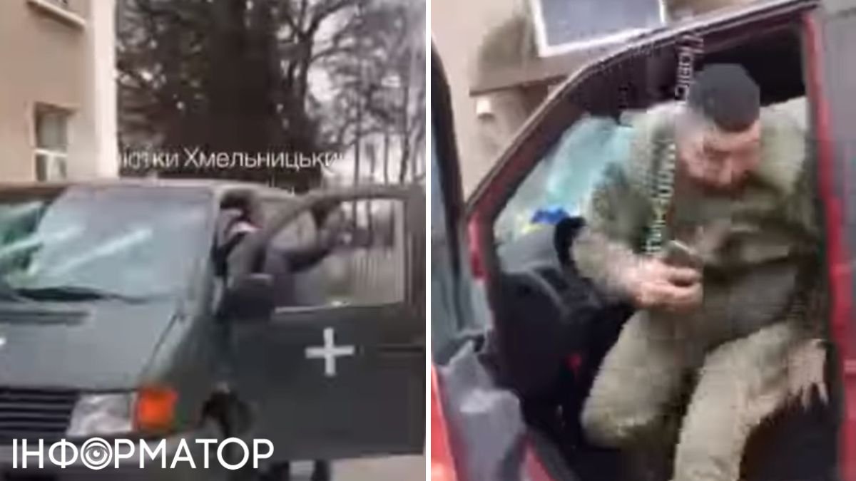 Напад жінки на автівку ТЦК на Хмельниччині: у поліції розповіли, яке покарання загрожує підозрюваній