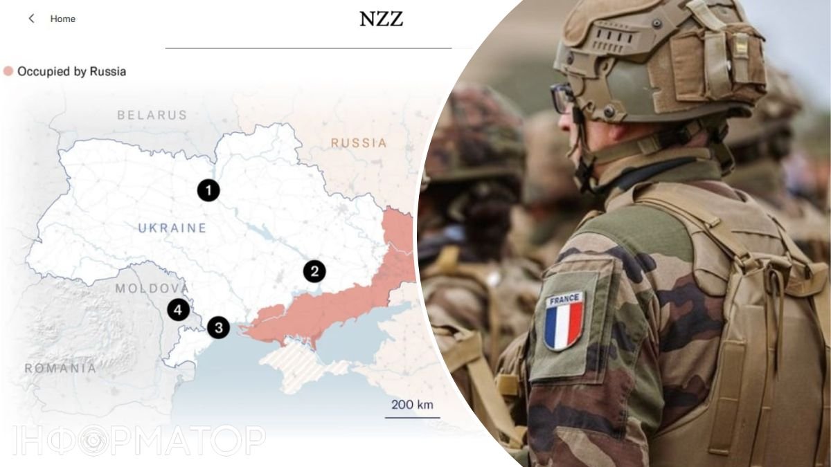 Войска Франции в Украине