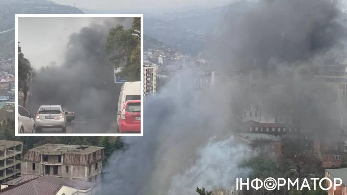 взрыв на территории тира магазина в Грузии