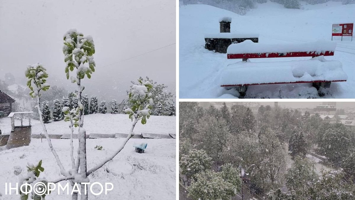 Европу накрыл снег: настоящая зима посреди апреля пришла в Болгарию, Хорватию и горную часть Швейцарии