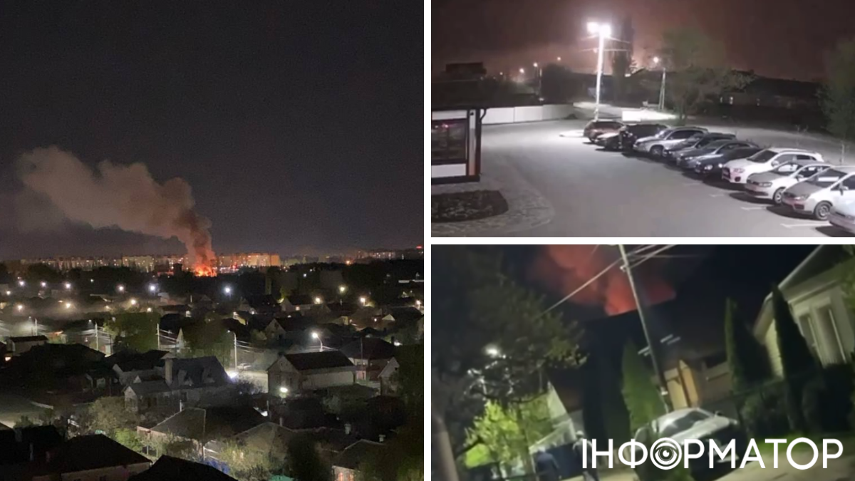 У російському Воронежі пожежа після вибухів