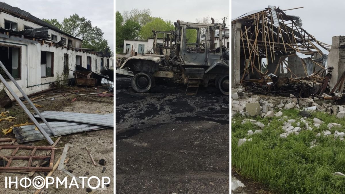 Дрони вдарили по фермі на Одещині: пошкоджені склади та техніка