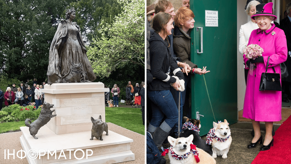 Поруч із улюбленими коргі: у Великобританії відкрили милий пам'ятник Єлизаветі II