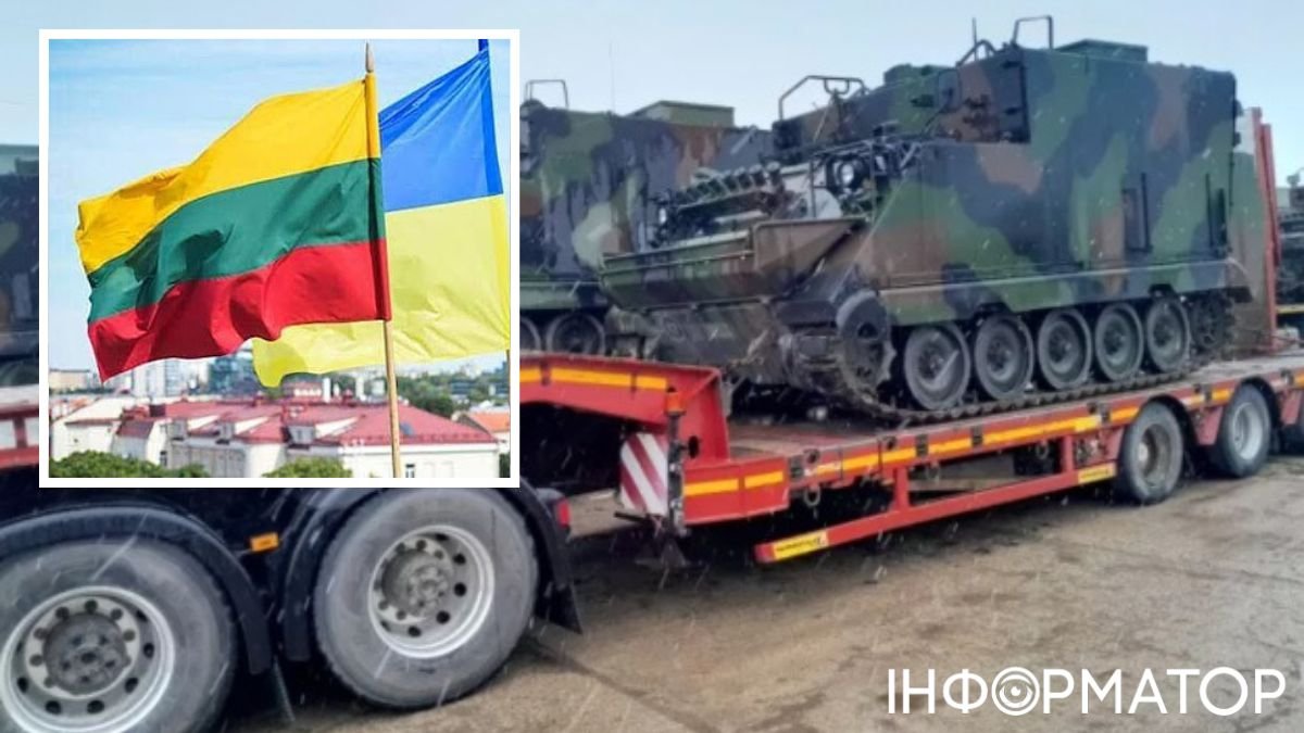 Військова допомога від Литви: в Україну прибули командно-штабні броньовані машини M577
