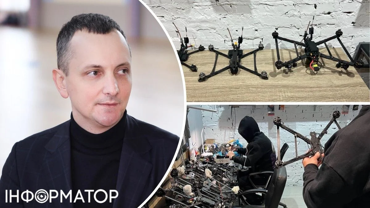 Камікадзе, невразливий для РЕБ: Юрій Голик презентував новий дрон STING Ripper