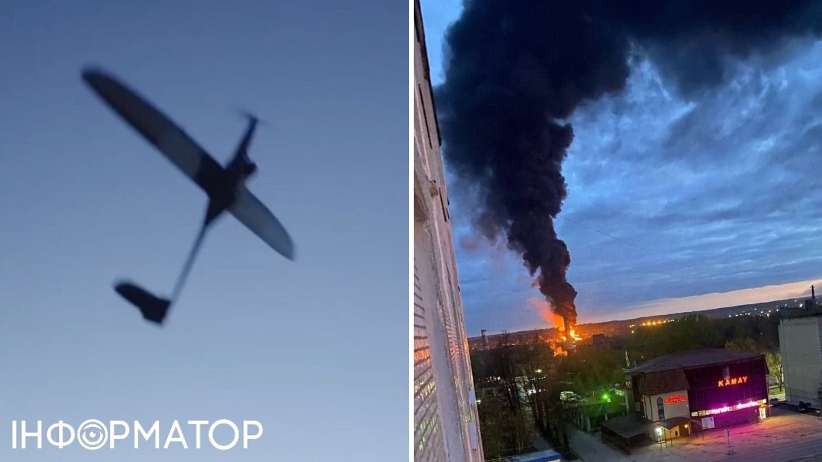 У Росії нова атака дронів: під ударами були нафтові об'єкти та металургійний завод