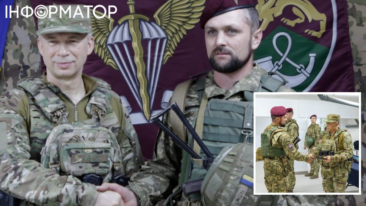 Військовий Олександр Климець отримав у подарунок тактичний ніж від головкома ЗСУ