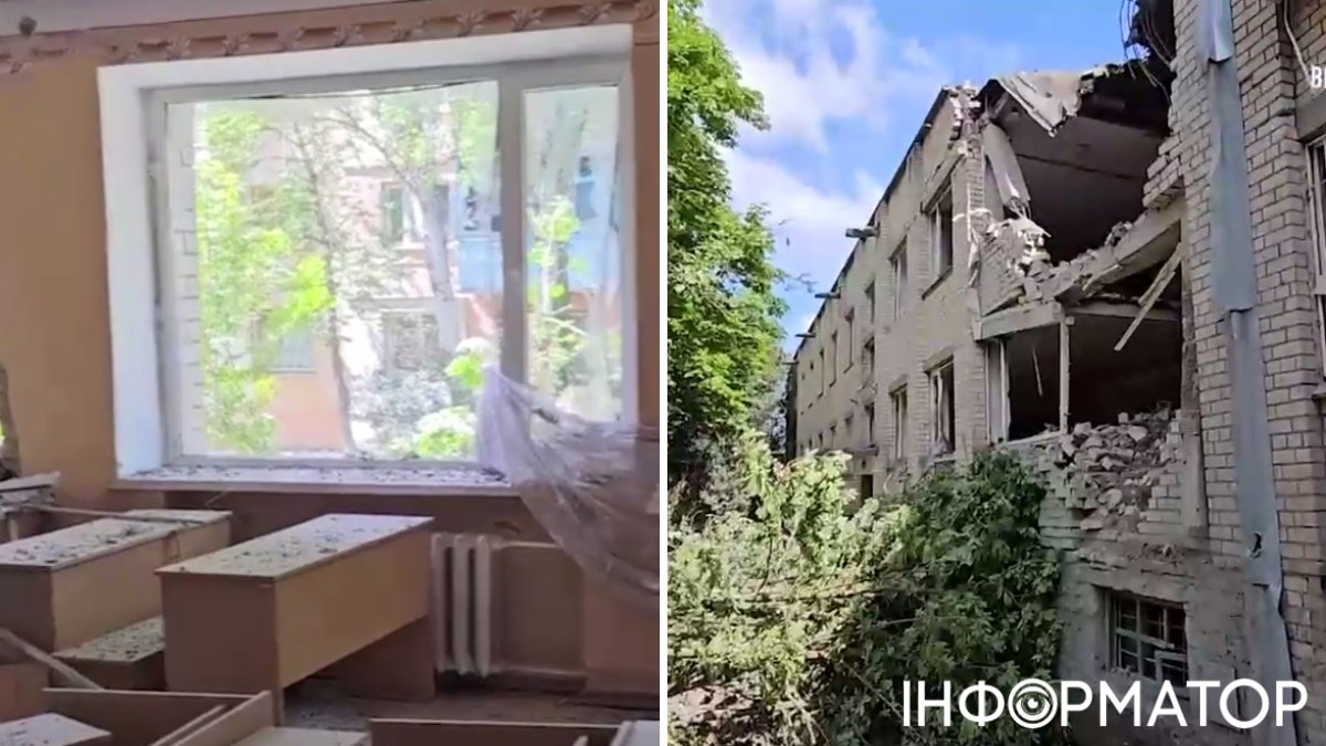Росіяни вдарили ракетою по Херсону: пошкоджені стіни, дах та аудиторія навчального закладу