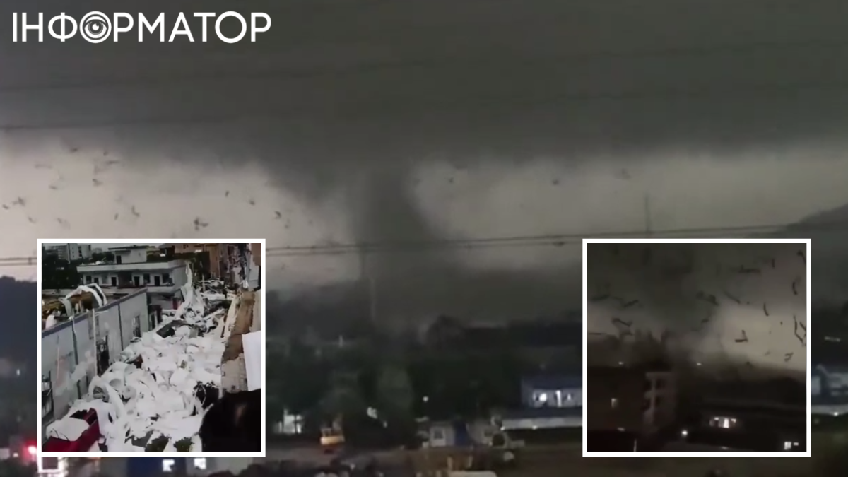 Мощный торнадо накрыл китайский мегаполис Гуанчжоу с 15-миллионным населением - жуткие видео