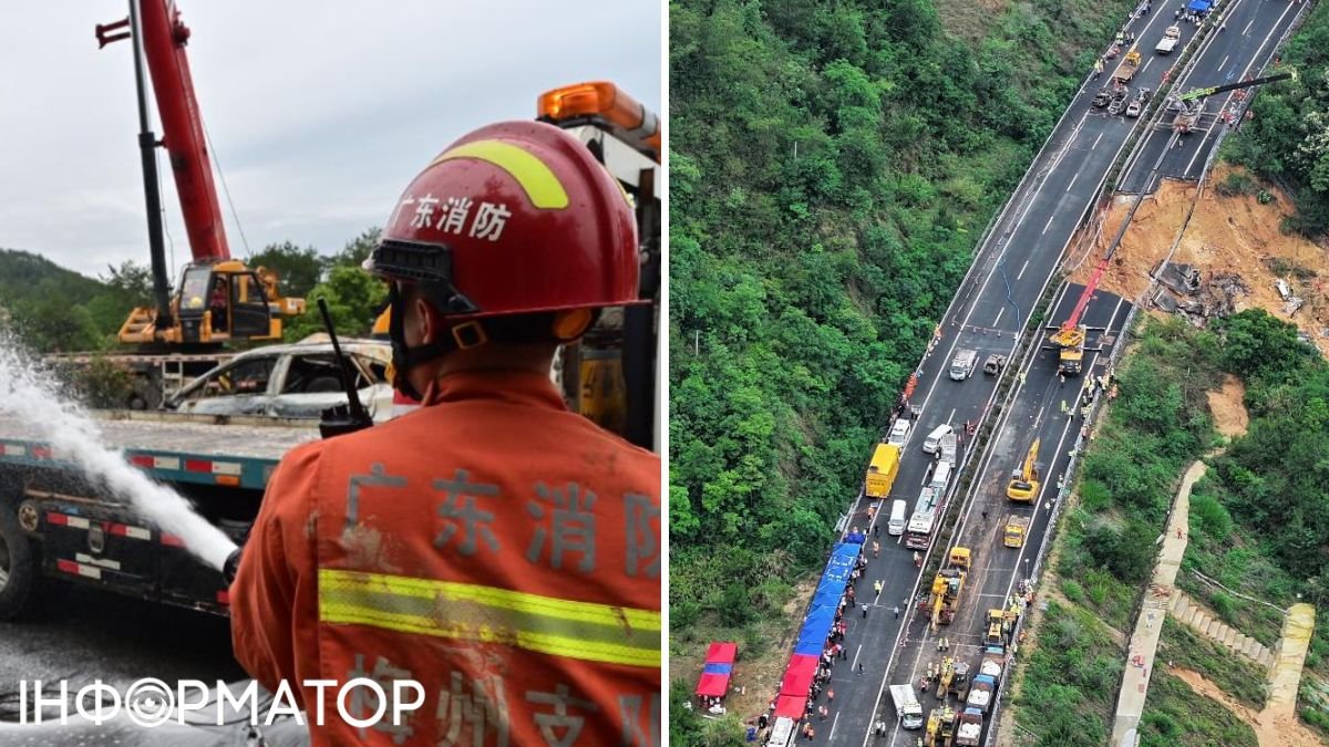 Дощ розмив дорогу: у Китаї через обвал автомагістралі загинули 24 людини