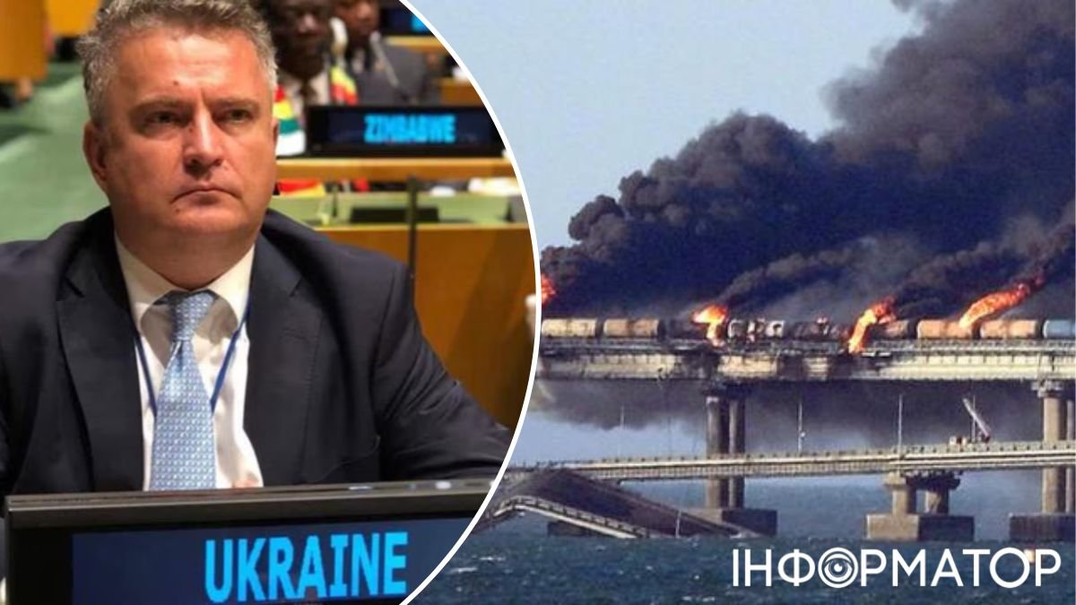Посол Украины в ООН намекнул на уничтожение Крымского моста уже в этом году
