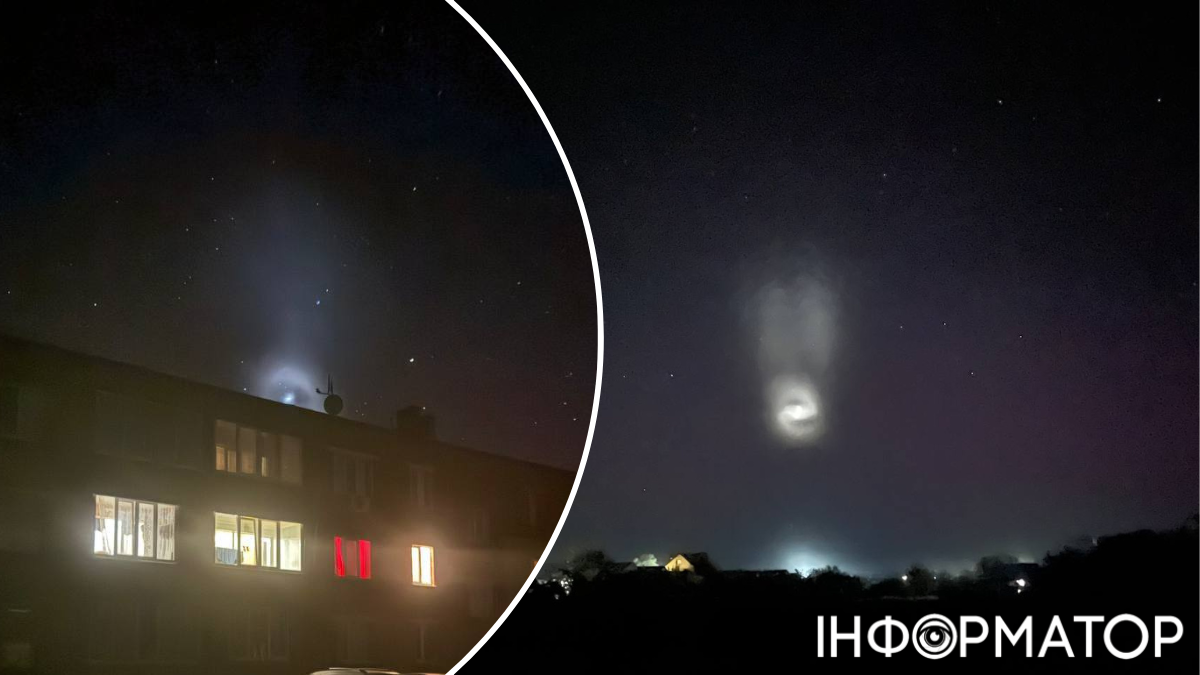 НЛО або Falcon 9: українці бачили у небі незвичне явище, думки розділилися (відео)
