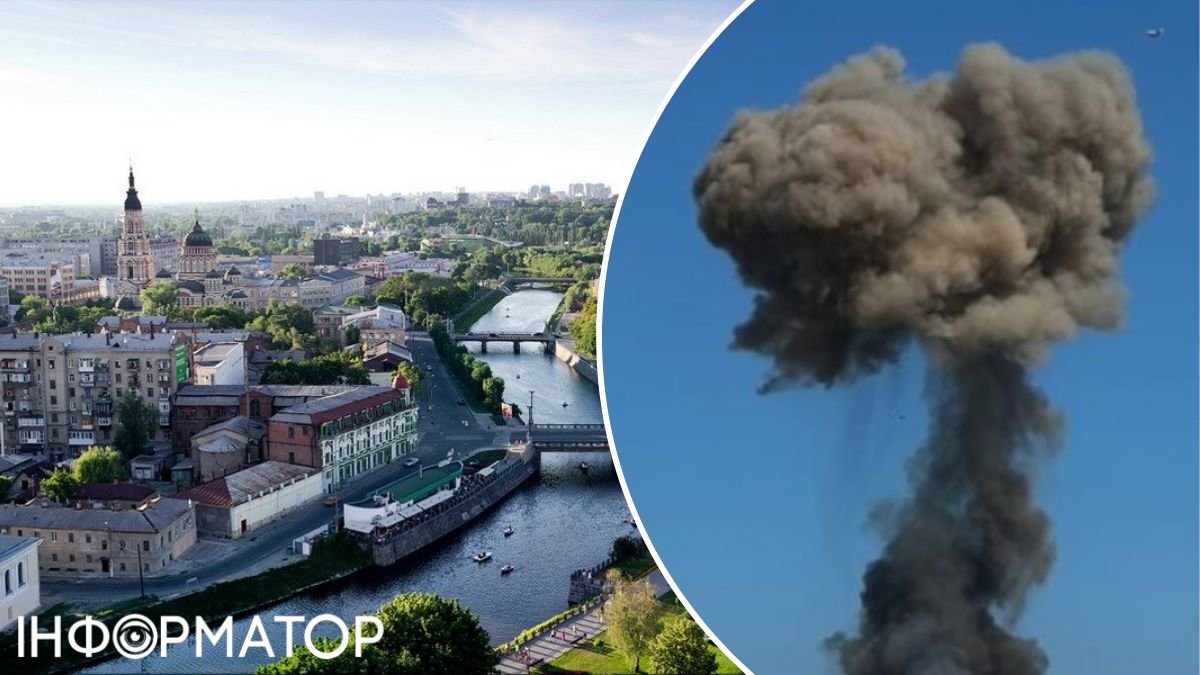 Росіяни вдарили по Харкову: виникла масштабна пожежа, є постраждалі (оновлено)