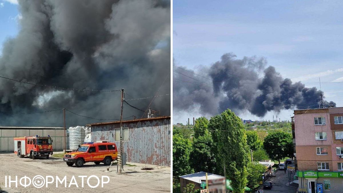 В Кропивницком масштабный пожар на предприятии по производству красок: погиб человек