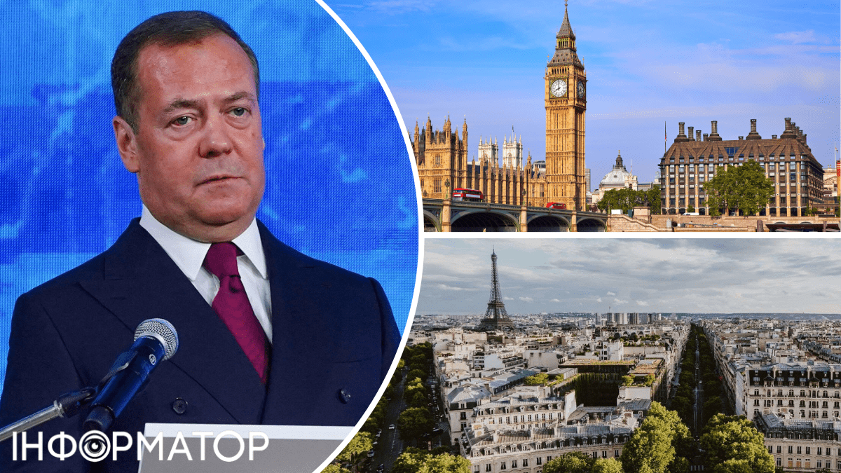 Медведев пригрозил ядерными ударами по Лондону и Парижу