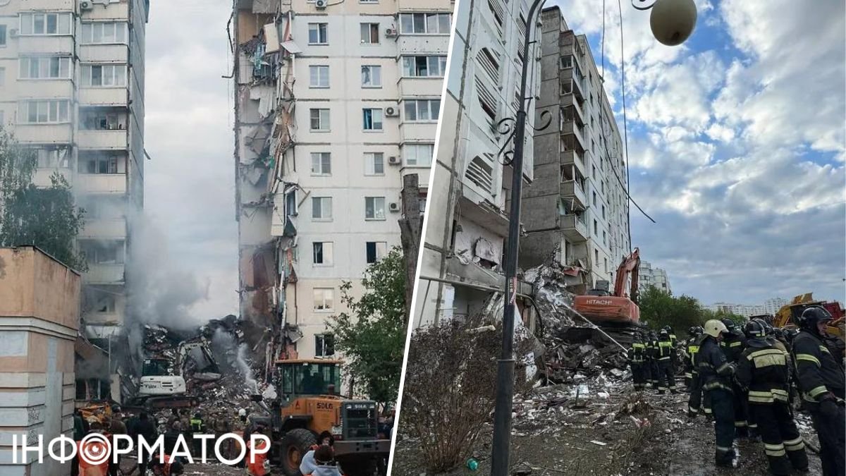 У Бєлгороді завершили пошукові роботи внаслідок обвалу будинку: загинули 15 осіб