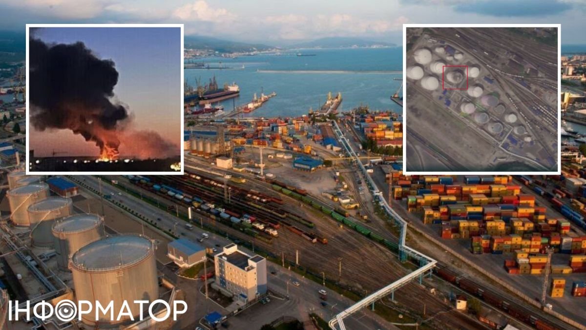 Удар по порту в Новоросійську: з'явилися супутникові знімки з наслідками атаки