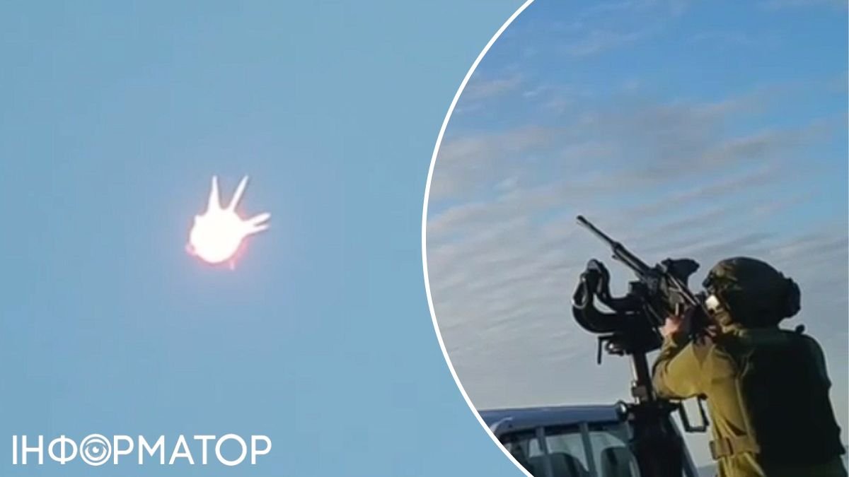 Пограничники показали эффектное видео уничтожения дронов над Одесщиной